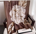 SCARFITT Viscose Printed Stole Dupatta Hijab (Brown)