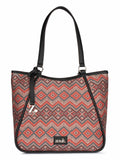 ZOUK Rhea Kapoor Naisha Tote Bag | Big Size Stylish Purse | handbag with Zipper & Compartments | Premium Office & Travel Tote | Casual & Daily Use | Gwalior Weaves