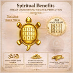 Yaa Catchy Brass Plated Turtle with Decorative Tray | Vastu Tortoise for Wealth & Good Luck | Feng Shui Lucky Turtle Idol for Home, Office & Pooja | Golden Decor Gift Item (Turtle with Round Bowl)