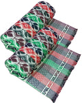 Cotonine - Cotton Single Size, Solapur Chaddar Blanket, Multimix Color, Pack of 2, Skin Friendly Kafalo