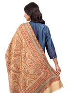 Naureen Women Premium Faux Pashmina Kani Shawl, Warm and Soft, 40x80 inches