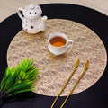 Wings Star Round Placemats | Dining Table Mats Round Placemat for Dining Table | Tableware Decor | Heat-Resistant | Placemats for Cakes & Desserts | Kitchen Placemat | Set of 4 Kafalo