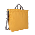 Sangra Women's Canvas Tote Handbag - Casual Shoulder & Crossbody Work Sling Bag (Golden Yellow)