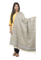 Tribes India Women's Woollen Shawl(Grey,(Free Size))