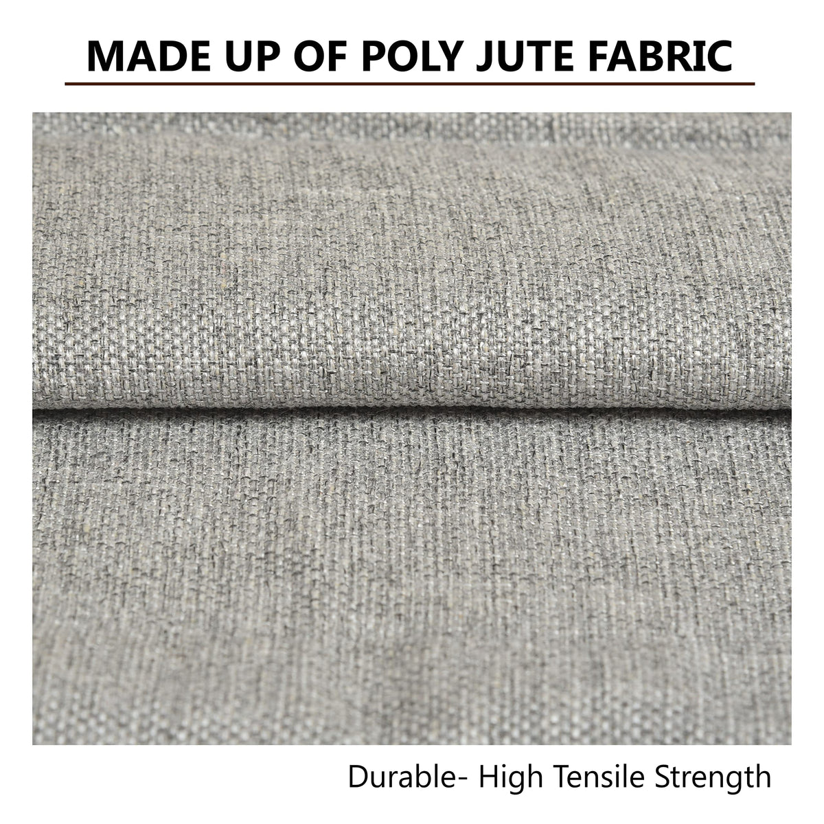 Yellow Weaves Jute Texture Cushion Covers, 12 X 12 Inches, Multicolor, Set of 2-250 TC