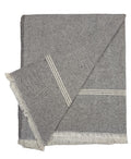 Arvore Bunkaar Plain Pure Handloom Khes - 100% Desi Thick and Heavy Cotton Khes/Summer Blanket/Chadar/Yoga Blanket (Black) Kafalo