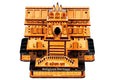 Religious Heritage Badrinath Temple in Wood 3D Big Size (Brown)