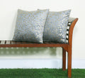RD TREND Velvet Cushion Covers, 60 x 60 cm/24 x 24 inches,Pack of 2,250 TC, Back Zipper (Grey)
