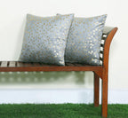 RD TREND Velvet Cushion Covers, 60 x 60 cm/24 x 24 inches,Pack of 2,250 TC, Back Zipper (Grey)