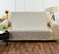 SASHAA WORLD Diamond Weave Comfort Throw | Soft & Plush | Throw for Chair, Living Room, Bedroom, Sofa | Grey and Natural -130x160 cm Kafalo