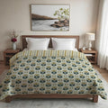 Wakefit Essentials All Season Dohar | Double(90x88 Inch) | 110 GSM | 100% Cotton | Reversible Design | AC Blanket | Zara, Multicolor Kafalo
