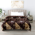 Gullivar Premium Ultra Soft Flannel Printed Single Blanket 220x160 cm| 200 GSM Warm & Cozy All Season AC Blanket| Lightweight Travel/Camping Throw for Sofa & Couch| Winter Duvet/Quilt- Brown Kafalo