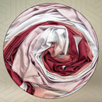 FAHABO Scarf Woman Premium Self-Woven Jersey Scarves | Hijab Scarf | Headscarf | Neck Scarf | Stoles | Wraps (Shades of Maroon)