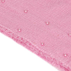 IBA ISBA COLLECTIONS Crinckle Cotton Hijab | Scarves with Pearls Studded | 108 * 90 cms | (Light Pink 1)