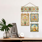 Artvibes Mughal Art Wall Hanging Home Decorative Wall Art for Living room | Bedroom | Gifts | Wall Hanger for Decoration | Modern Decor Items | Artwork | Wall Sculpture | Signs & Plaques (WH_6545N)