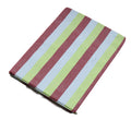 THARUNSHA ELITE Single Size Light Weight Pure Cotton Blanket for Daily Use/Soft Bedsheet/Top Sheet/Throw Blanket Set of1 (Green Maroon)-200 TC Kafalo