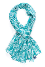 AQVA Printed Cotton Scarf for Women Stylish (Topspin Peacock) | Head and Face Cover Scarf for Girls with 100% Cotton | Soft & Lightweight Scarves/Stoles for all Weather (72 x 43 in)