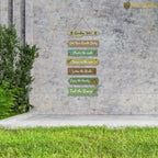 Artvibes Garden Rules Wooden Wall Art For Garden | Balcony | Quotes Decor Item | Craft For Everyone | Decoration Wall Hanging Items | Wall Poster | Unique Gift | Garden Quotes Wall Hanging (WH_7002N)