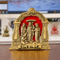 KridayKraft Metal Shri Ram Darbar Statue Murti Religious Idol for Wall Hanging and Table Top Office Décor Decorative Showpiece Figurines,Ram ji Sculpture for Decoration & Gifting Purpose