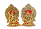 KridayKraft Metal Laxmi Ganesh Statue/Murti for Pooja Room & Home Office Décor,Laxmi Ganesha Idol for Diwali Gift,Religious Idol Showpiece Figurines Decorative & Diwali Poojan...