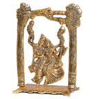 KridayKraft Metal Gold Plated Radha Krishna Idol on Swing Jhula Decorative Showpiece Figurine Religious Idols for Home Office Statue Murti for Decoration & Pooja Gifting Purpose Sculpture