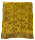 Rumala Sahib Yellow Printed Flowers with gota (4 PEC.)