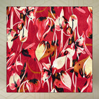 FAHABO Scarf for Women Stylish Print Viscose Cotton | Hijab Scarf | Stole | Soft, Lightweight, and Latest Scarves | 71 x 33 Inches (Blosssom Maroon)