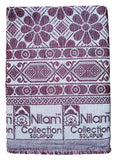 Nilam Collection Solapur Chaddar Cotton Blanket/Bed Sheet Single Bed Full Size Color- Dark Brown Pack of 1 (Size- 60X90 inch) Kafalo