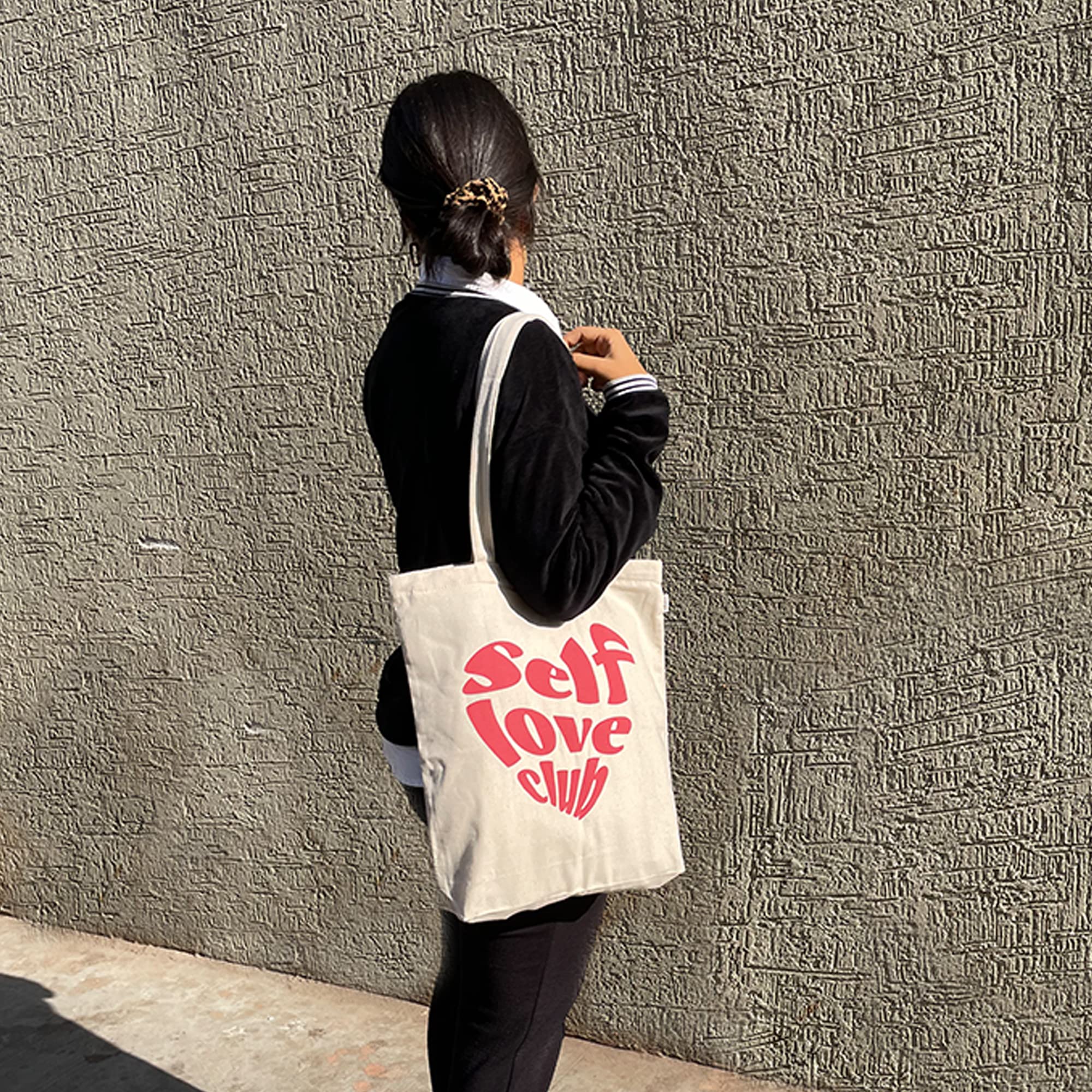 Eco Right Canvas Tote Bags for Women with Zip, College Bag for Girls, 100% Organic Cotton Tote Bag for Shopping, Travel & beach bags for women (Bloom)