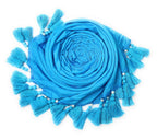 Chandwasia scarves, Viscose Fabric stole & Shawl || Scarf Stoles for Girls/Ladies/Women/Men for Summer & Winters(Light Blue)