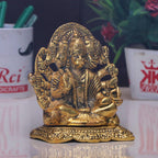 KridayKraft Panchmukhi Hanuman ji Metal Statue,Bajrangbali Murti for Pooja Room & Decor Your Home,Office,Religious Idol Gift Article,Showpiece Figurines...