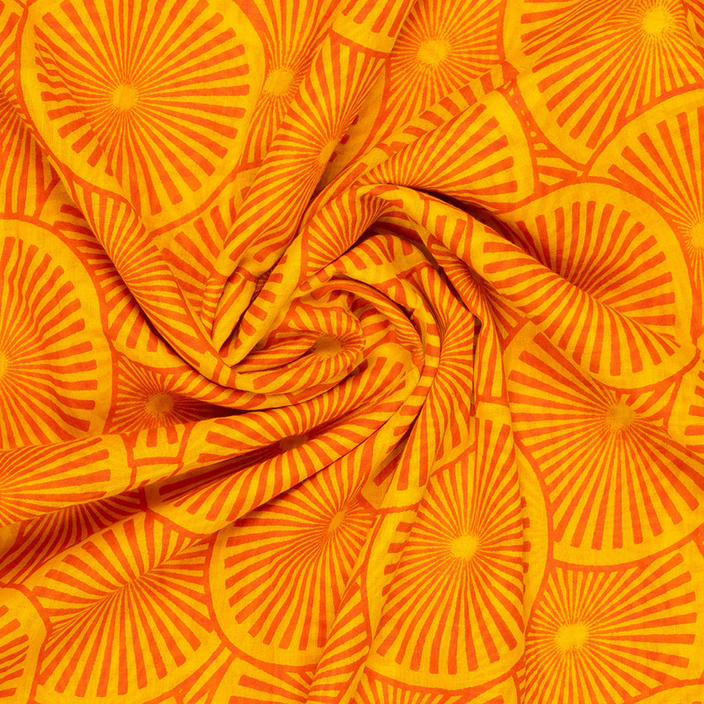 AQVA Printed Cotton Scarf for Women Stylish (Ansh Yellow Steroid Crimson) | Head and Face Cover Scarf for Girls with 100% Cotton | Soft & Lightweight Scarves/Stoles for all Weather.