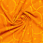 AQVA Printed Cotton Scarf for Women Stylish (Ansh Yellow Steroid Crimson) | Head and Face Cover Scarf for Girls with 100% Cotton | Soft & Lightweight Scarves/Stoles for all Weather.
