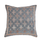DECOMIZER Jacquard Geomteric Cushion Covers 24 inch x 24 inch Set of 2 Ethnic Motifs Cushion Covers,Design- Plus,Color- Grey