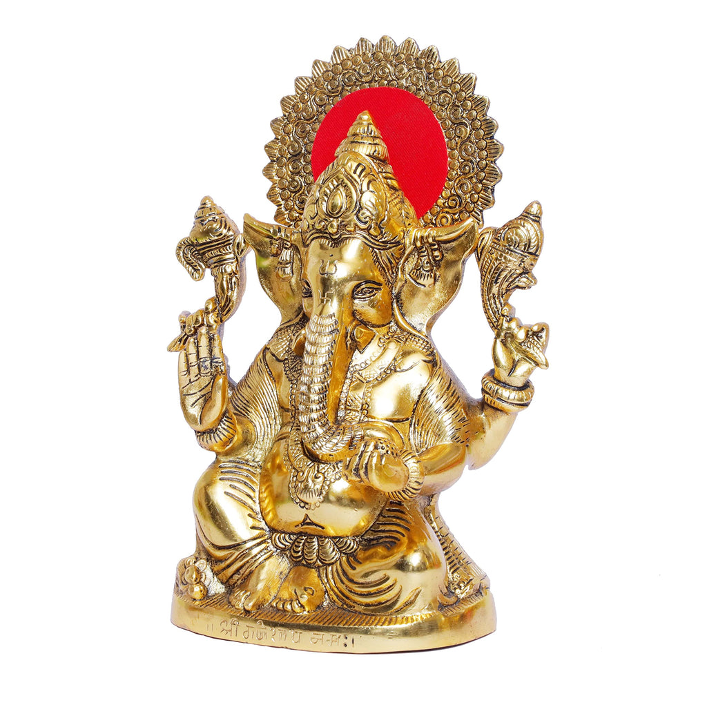 KridayKraft Ganesha Metal Statue/Murti for Pooja & Home,Office Décor,Ganesh Idol,Religious Decorative Showpiece & Gifting Article...