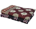 COMFORT WEAVE Cotton 300 TC CHADDAR Blanket (60 X 90_Multicolor) Pack of 2 Pieces Kafalo