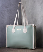 LEGAL BRIBE Textured Tote bag (Mint Green)