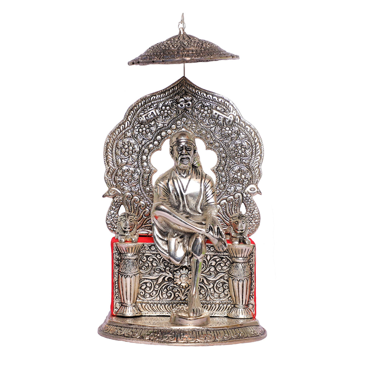KridayKraft Shirdi Sai Baba Metal Statue,Sai Baba Idol Murti for Home,Office Decorative Showpiece Figurines,Religious Idol Gift Article...