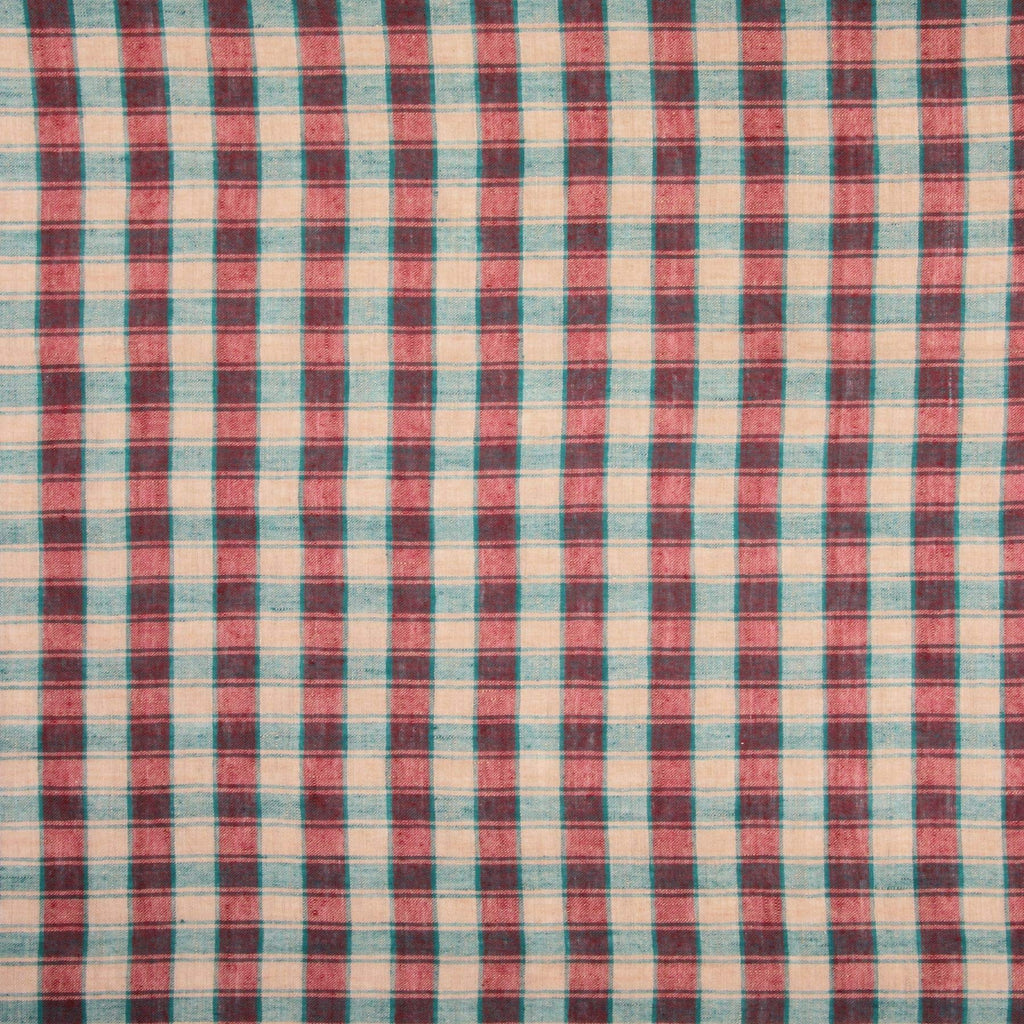 100% Cashmere Handmade in Kashmir (Gift Box) Ultra Soft Warm Superfine Check & Stripe Pashmina Shawl Beige Multicolour