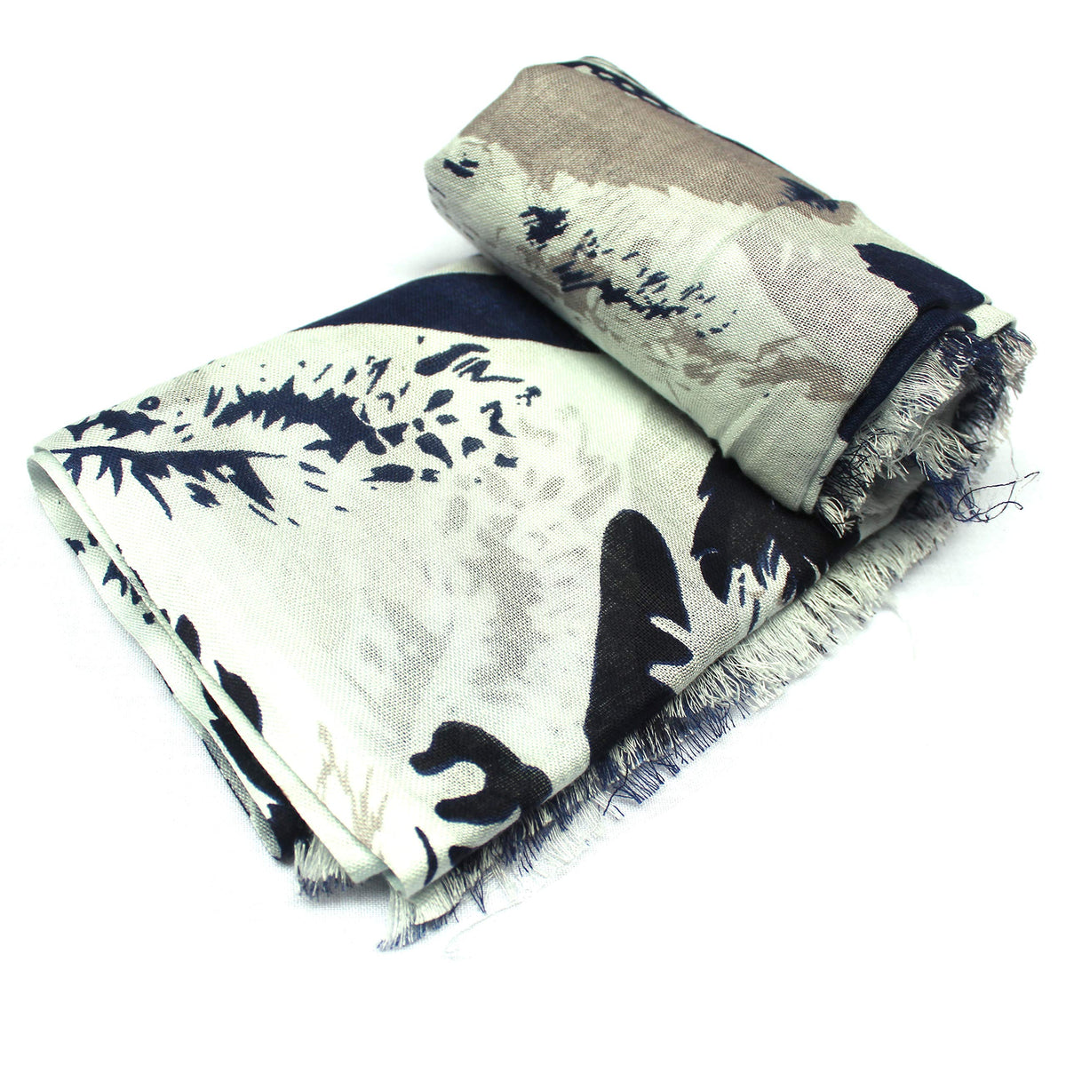 bratkrok WOMEN'S TRENDY FLORAL PRINTED RAYON SCARVES/STOLES MULTICOLOUR (PACK OF 3)