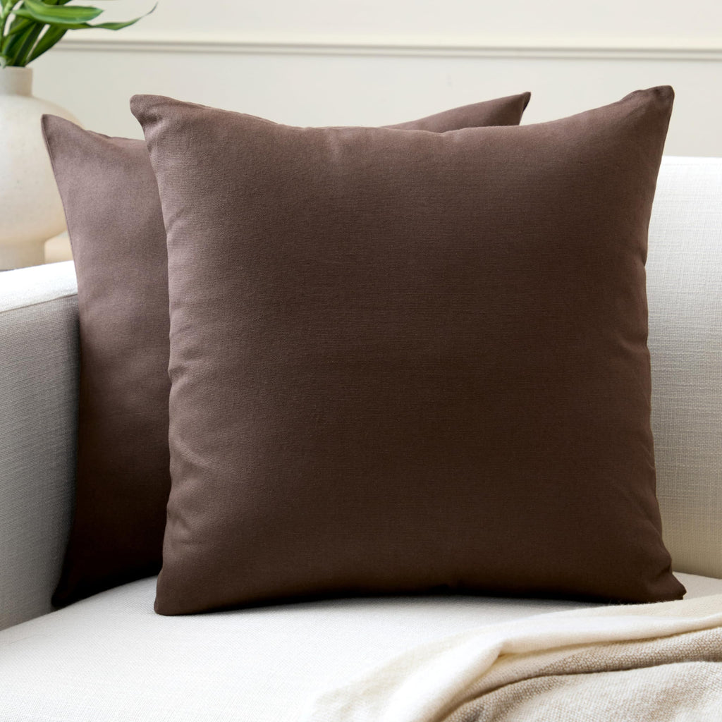 Encasa XO Cushion Covers, No Inserts, Cotton Throw Pillow Cases