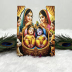 Beautiful Decoatives for Home Temple, Set of 5 Decorative Pieces with 8 AST Sakhi for Radha Krishna. Janmashtami Special.