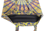 Ravaiyaa - Attitude is everything Cotton Shopping Bag Purse Bags Women Tote Shoulder Handbag (Blue Mandala Bag - 19)