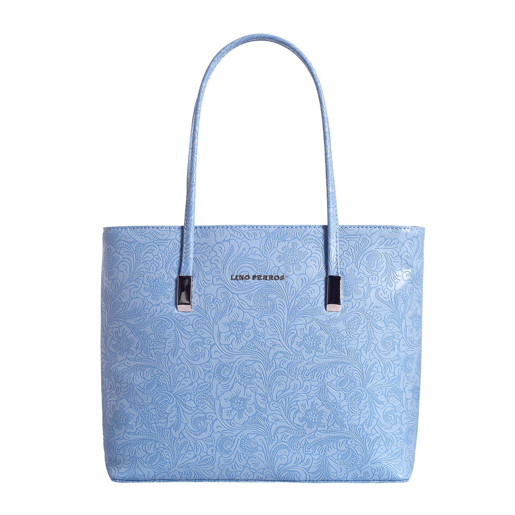 Lino Perros Women's Faux Leather Handbag, Blue