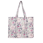 BLOCK N STYLE Women's Tote Bag | Double Handle Cotton Handblock Printed Bag | Multicolour