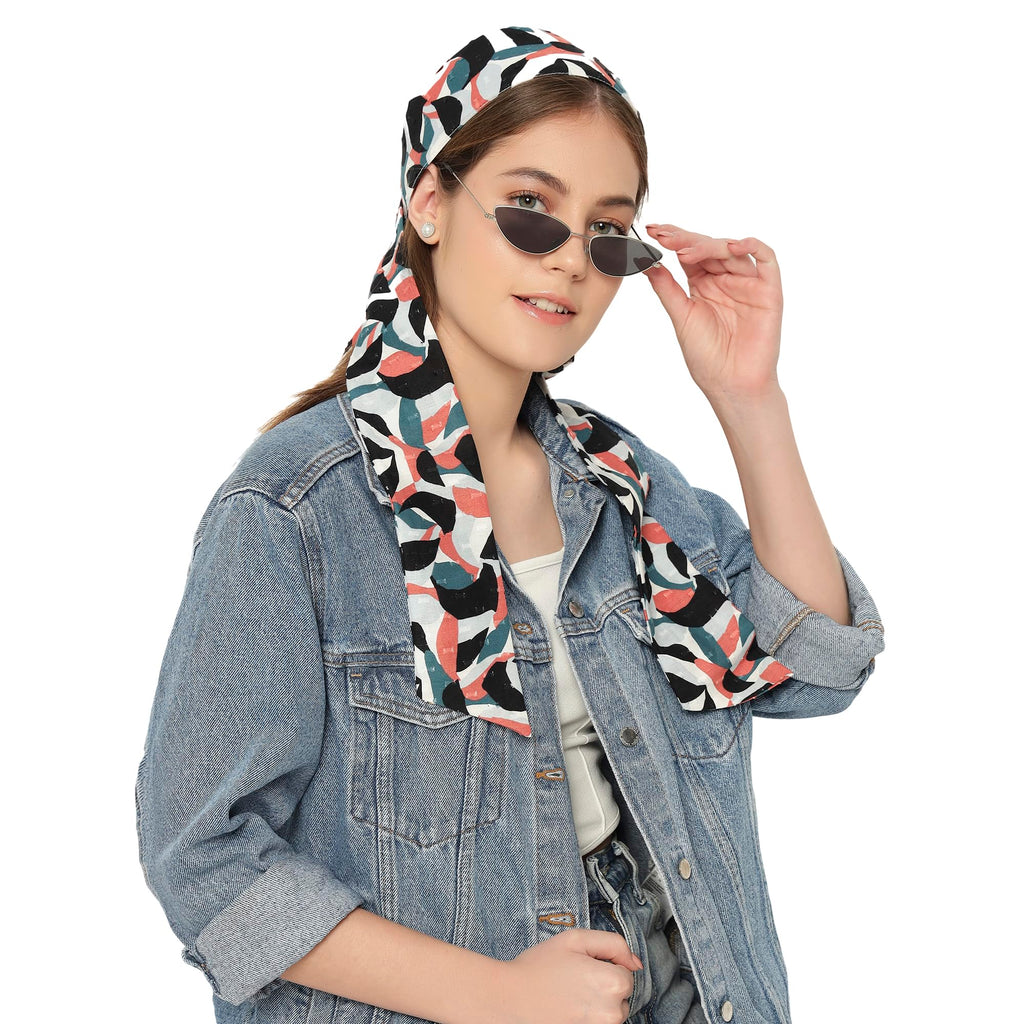 The Headscarves Premium Cotton Printed Headscarf for Women – Soft Chemo Headwear, Stylish Hijab Cap, Breathable Headwrap for Hair Loss, Modest Fashion Scarf & Cancer Turban