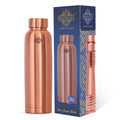 Indian Art Villa Pure Copper Water Bottle – 900 ML, Doctor's Choice Leak-Proof Ergonomic Design, Ayurvedic Copper Drinkware for Home, Office, Gym & Travel