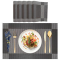 SLEEKBODE™ Dining Table Mats 6 Pieces Waterproof | Placemats for Dining Table | Heat Resistant Mats for Dining Table Accessories | Bed Side Table Mats | Table Placemats | Dining Table Cover | Foodmat Kafalo