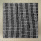 FAHABO Scarf for Women Stylish Woven Checkered Cotton with Tassels | Hijab Scarf | Stole | Soft, Lightweight, and Latest Scarves | 72 x 32 Inches (Black and White)