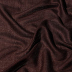 MUFFLY Fine Blended Ultra Soft & Warm Wool Silk Unisex Pashmina Shawl, Stole & Wrap with Hanger (Chocolate Brown)